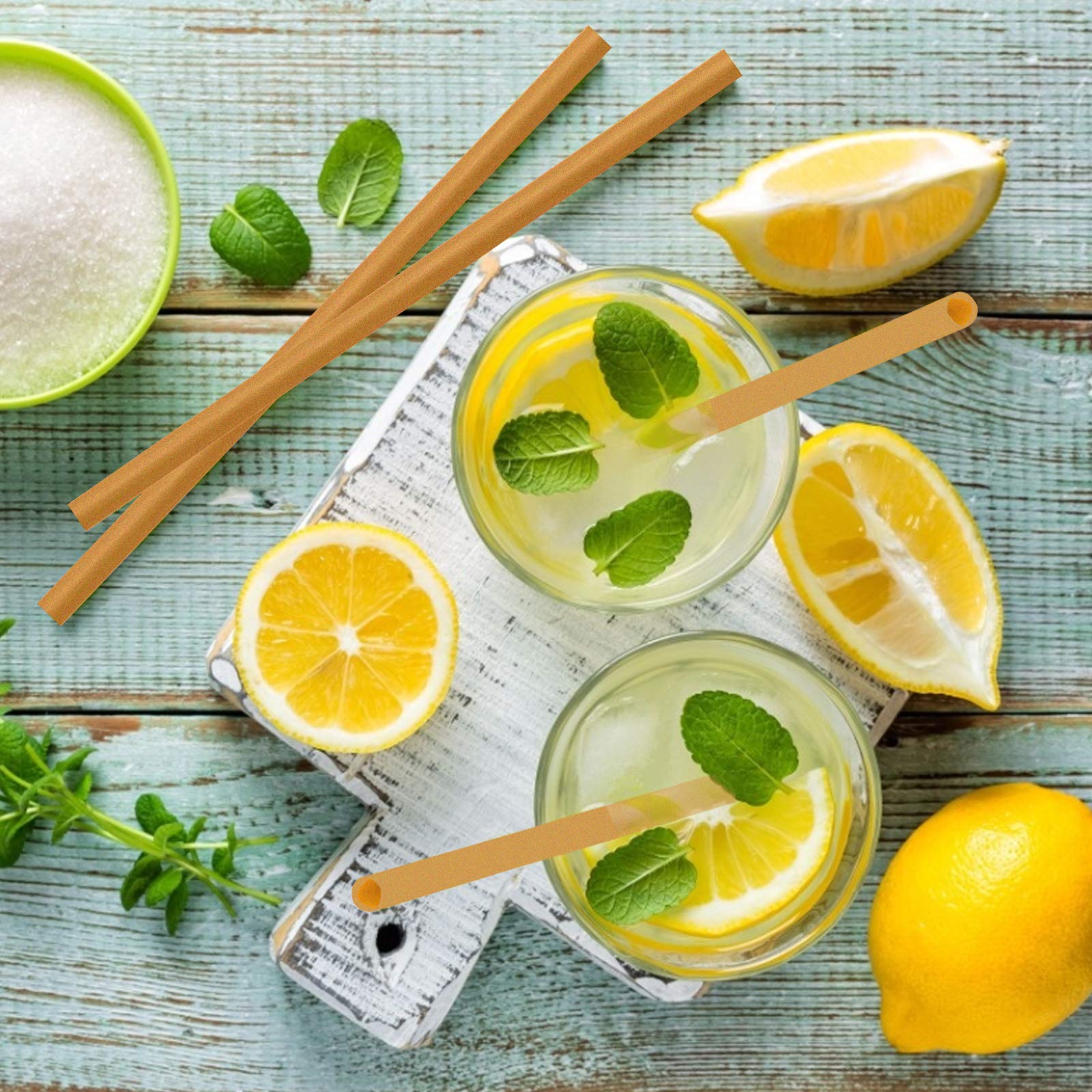 100% Biodegradable Eco Friendly Compostable Pla Non-plastic Degradable Drinking Bagasse Sugar Cane Straw