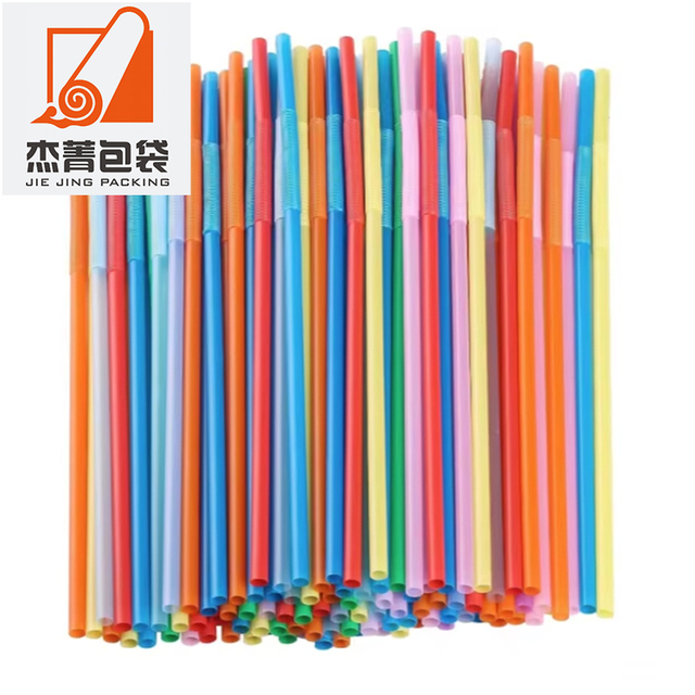Colorful Plastic Drinking Straws Disposable Straws Bendy Flexible Plastic Straws for Party Favor Business Kids