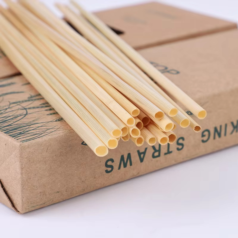 Grass Straw Eco Friendly Degradable Disposable 100% Nature Hay Wheat Drinking Straws