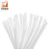 Eco Biodegradable Individually Wrapped Compostable Disposable Clear PLA Bubble Tae Straw For Drinks Iced Coffee Milkshake
