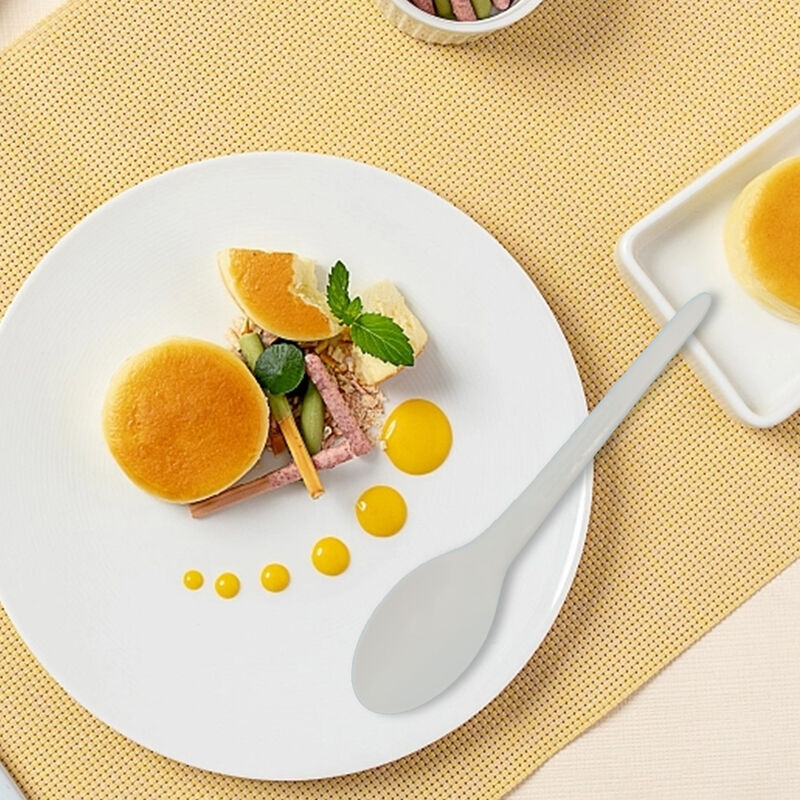 China Wholesale Customized Biodegradable White Eco-friendly Tableware Disposable Spoon