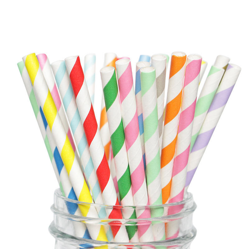 Wholesale customization Drink straw Environmentally friendly disposable paper straw Biodegradable paper straw