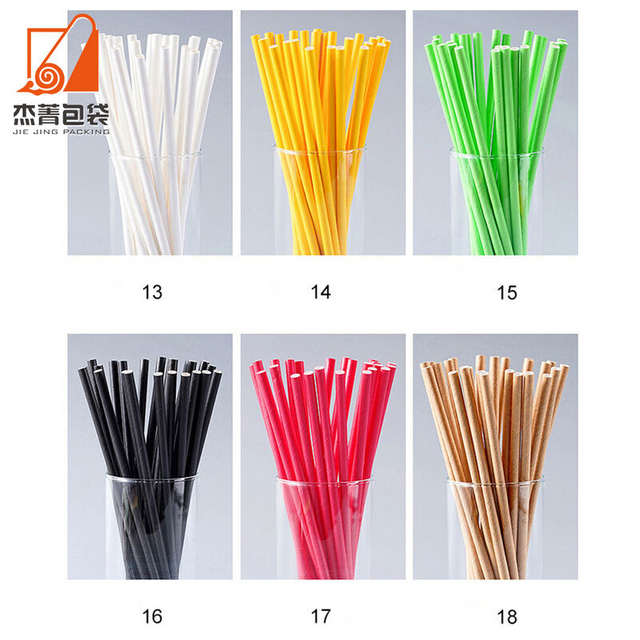 Best selling Paper straw Creative custom colored disposable drink paper straws