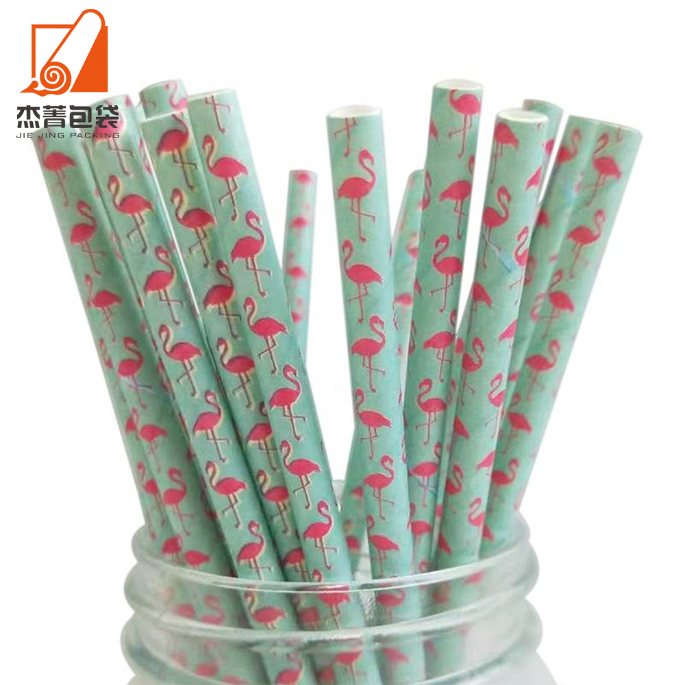 Eco-friendly disposable Drinking straw Colored paper straws are used to decorate weddings and banquets