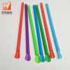 Spoon Drinking Straws Eco-friendly PLA Plastic Disposable Home Party Barware Bar Accessories Customized Packing Customized Color