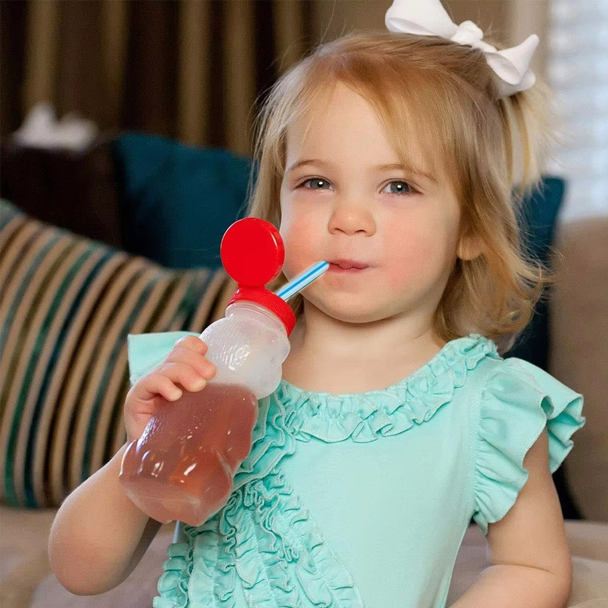 Fuling Free Sample Flexible Colorful Disposable Plastic Straws for Home Parties