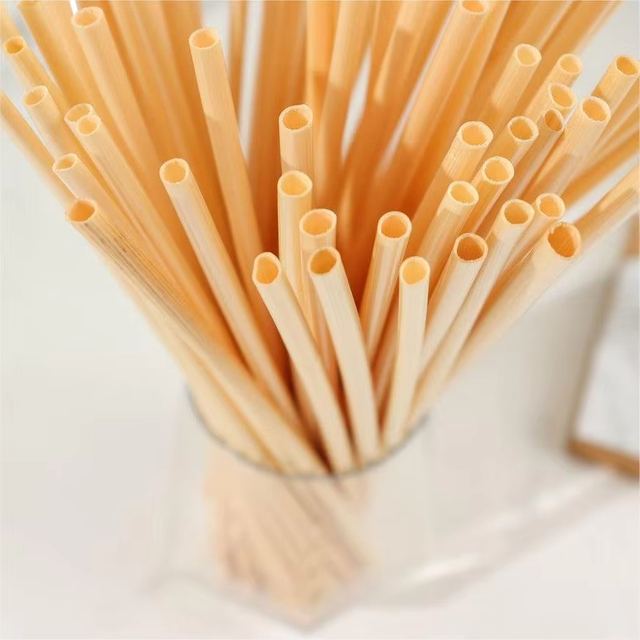 New eco friendly 100 biodegradable grass disposable wheat tube straw custom individually wrapped organic wheat drinking straws