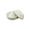 Hot sales white sugar cane food packaging bowl take away bagasse container with lids