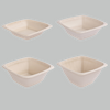 40 OZ Biodegradable Disposable Paper Tableware Sugarcane Bagasse Pulp Salad Bowl