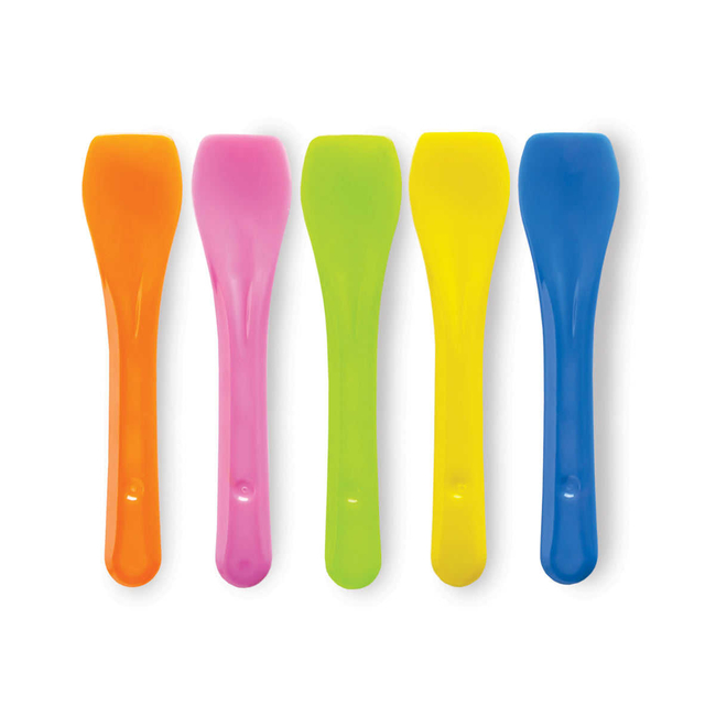 Disposable Gelato Spoon ice cream plastik sundae plastic taster spoons