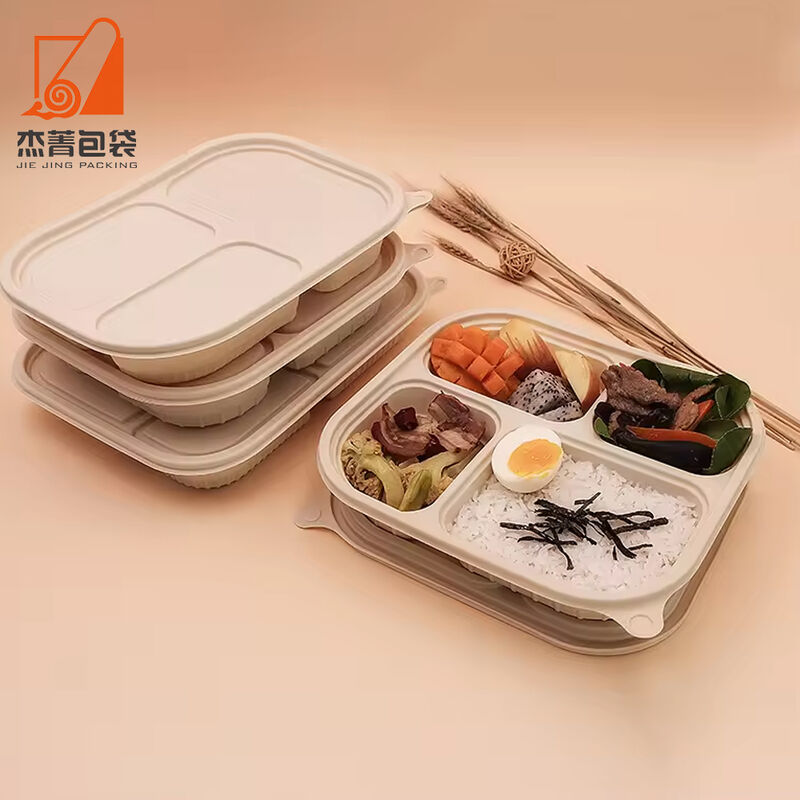Customized Disposable Food Packaging Portable Fast Food Packaging Box Lunch Cake Box Takeaway Box