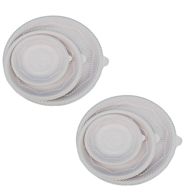 180mm Biodegradable Hot Cold Take Away Disposable Food Bowl Eco-friendly Corn Starch Food Bowl Food Tray
