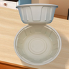 Bio Based Cornstarch Heat Delivery Packing Dessert Rice To Go Food Container Disposable Plastic Takeaway Bowl