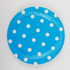 Supplier's promotional price Disposable paper plate Environmentally friendly wave point printing disposable paper plate