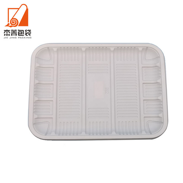 Custom Eco Friendly Disposable Sushi Desert Fruit Biodegradable Tray Packaging for Food