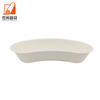 New novelty moon sugarcane bowls, disposable bagasse pulp crescent tray