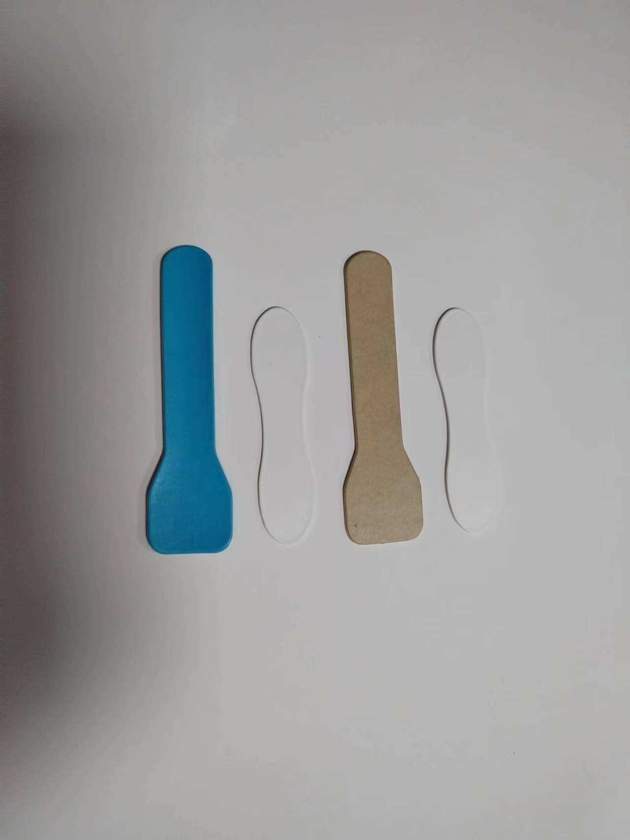Hot Selling Creative Paper Spoon Dessert Coffee Cake Scoop Square Spatula Biodegradable Paper Spoon