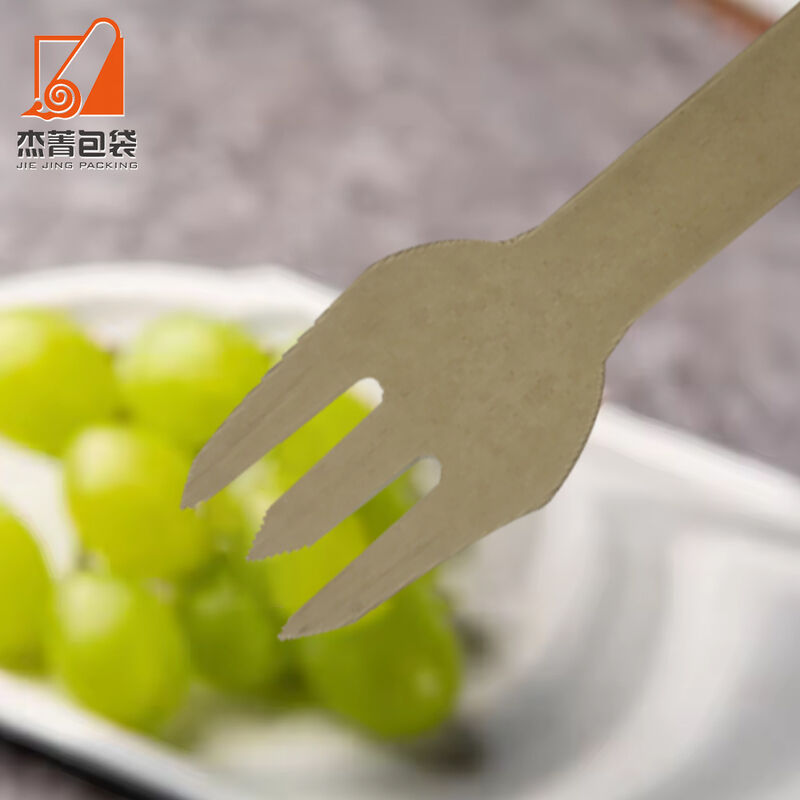 Hot selling cheapl disposable Baggasse cutlery set disposable Baggasse forks