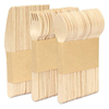 Hot Sale Disposable wooden cutlery spoon wooden spoon eco-friendly cutlery sets