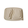 Cornstarch meal box food Lunch box with lid Biodegradable food box 2 Disposable food containers