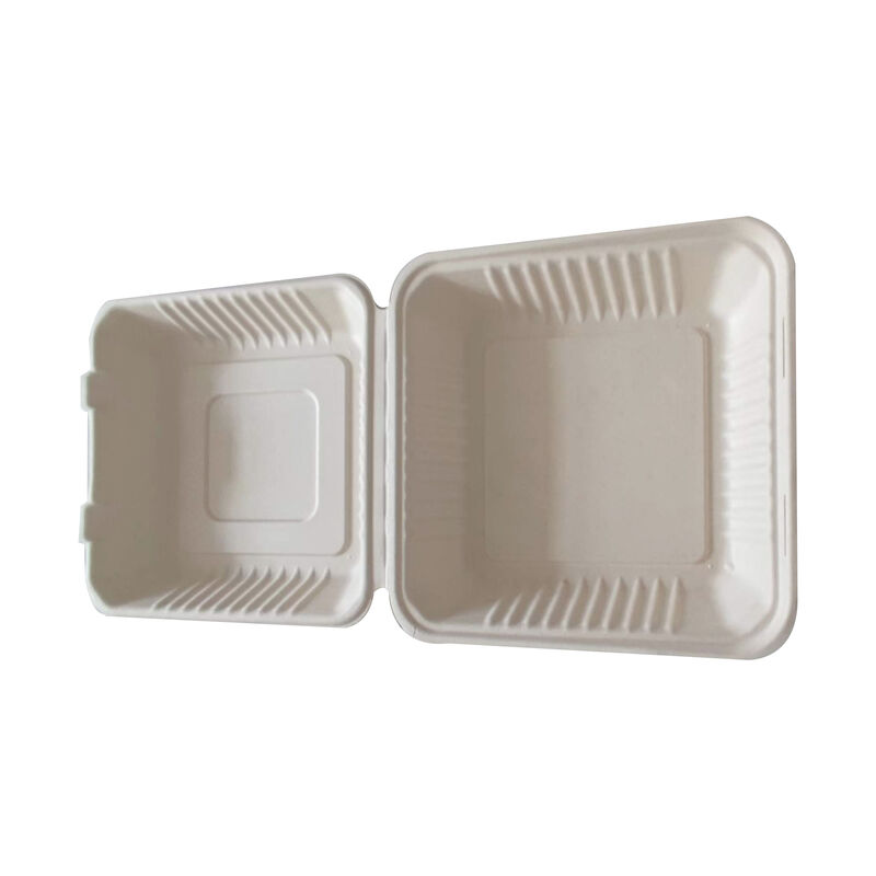 Factory sale Paper plate Clamshell burger box disposable eco-friendly paper tableware Disposable food containers