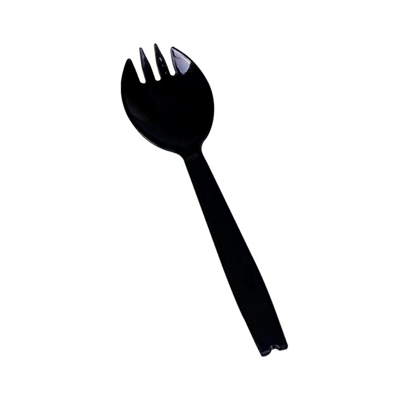 Spoon Combination Corn Starch Compostable Disposable Spork plastic tableware plastic utensil