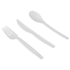 Disposable Knife Fork Spoon Bagasse Product Sugarcane Bagasse Raw Material Bagasse Tableware For Party