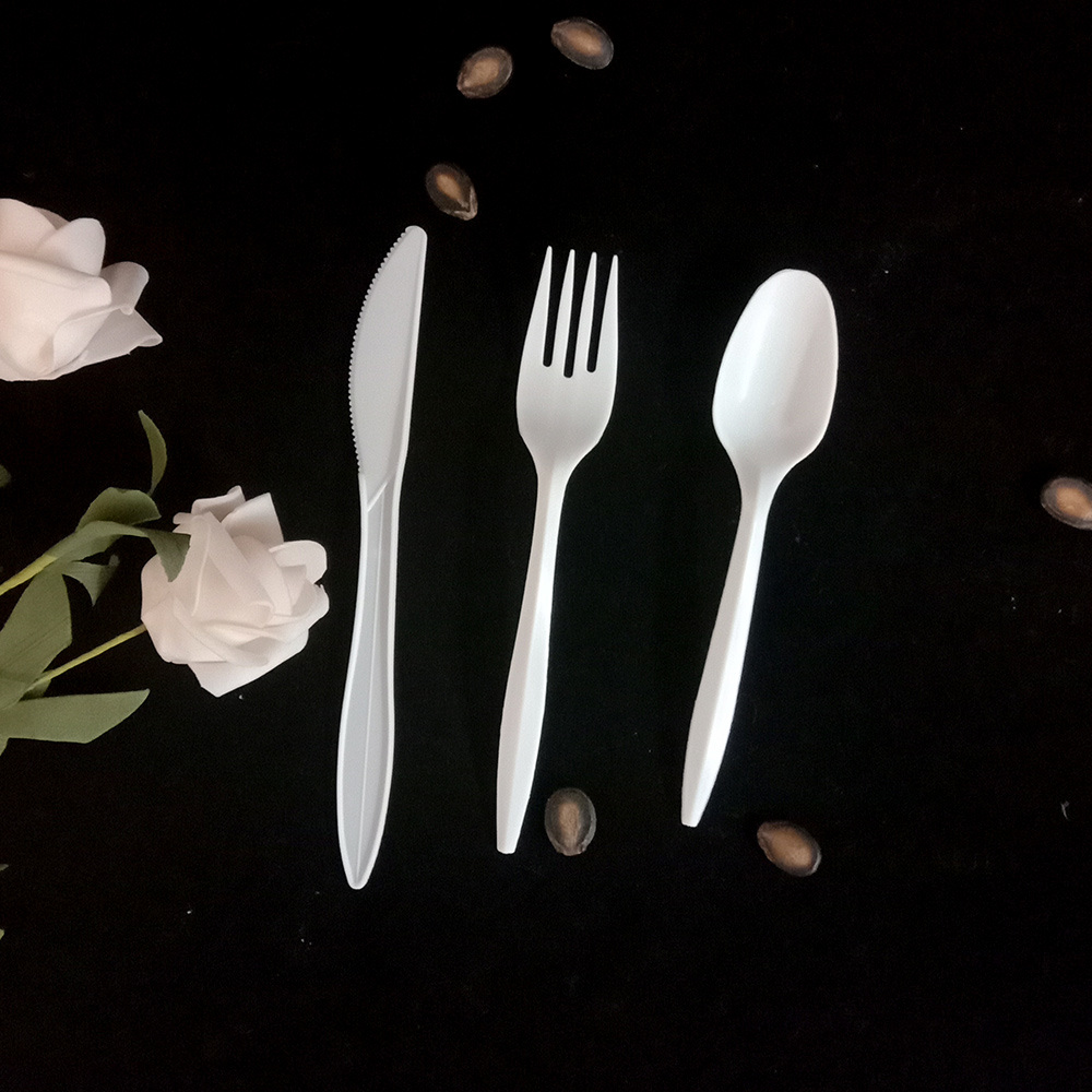 Einweg 150mm PP Gabel Hoch leistungs biologisch abbaubares Plastik besteck Umwelt freundliches Geschirr für Camping Food Restaurants