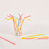 Hot Sales Disposable Biodegradable Compostable PLA Straw Parties Bars Free Printed Drinking Straws