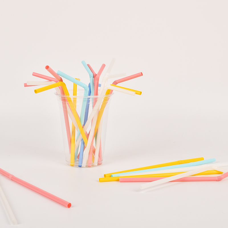 Hot Sales Disposable Biodegradable Compostable PLA Straw Parties Bars Free Printed Drinking Straws
