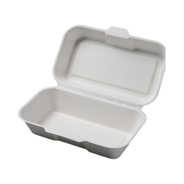 Lunch Box Disposable Rectangular Food Container Paper Food Tray Hot Bento Lunch Box