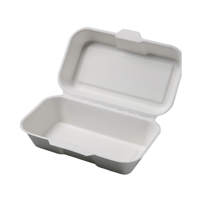 Lunch Box Disposable Rectangular Food Container Paper Food Tray Hot Bento Lunch Box
