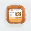 Reusable Non Stick Collapsible 50pcs 9 Inch 6.3inch Ce Burden 100 Pcs Disposable Paper square Silicone air Fryer Liners