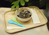 Compostable Individually Wrapped Cutlery Disposable Ice Cream Spoon PLA Colorful Ice Cream Tasting Spoons