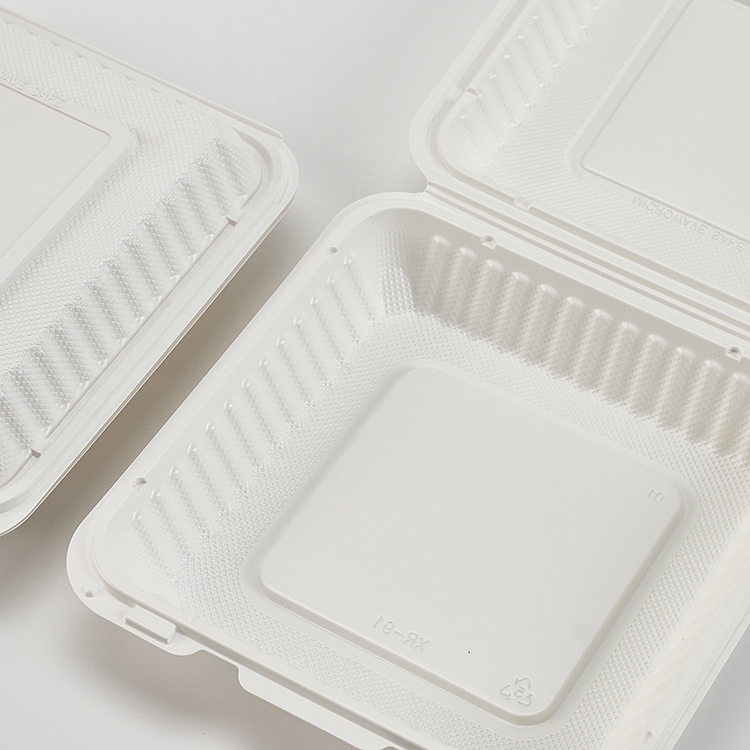 Disposable Takeout Lunch Box Restaurant to Go Clamshell Food Container Supplies Burger Take Away Food Clamshell Box