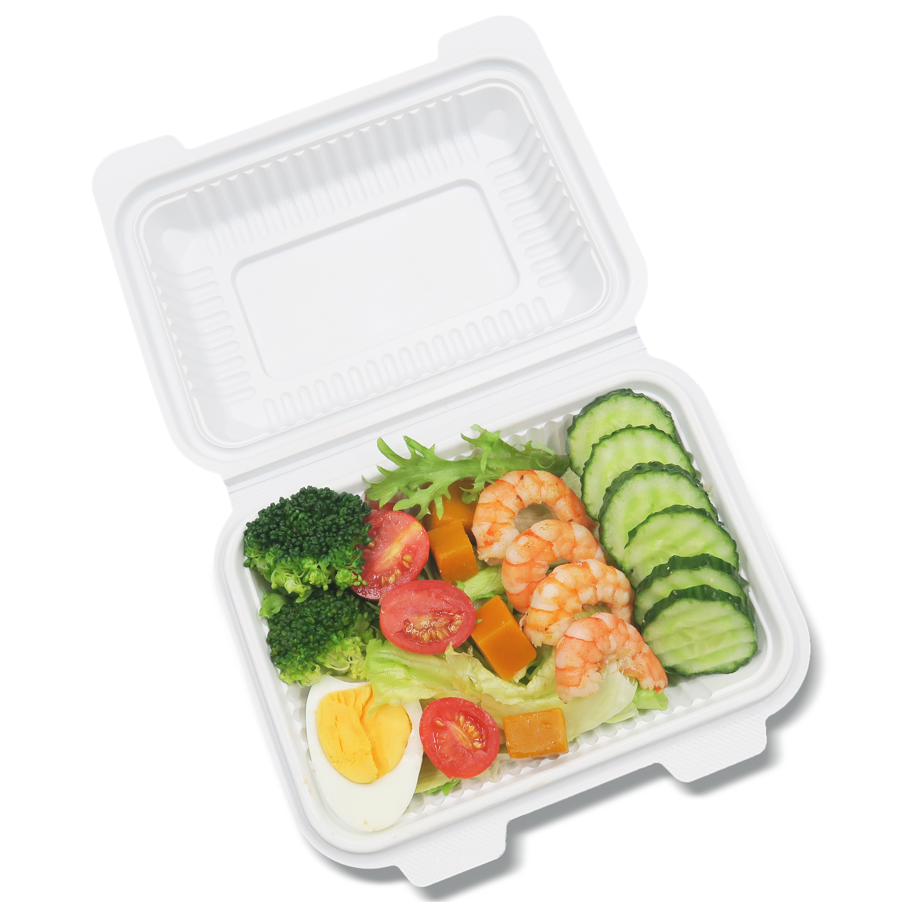 Eco-Friendly Fast Food Packaging Wholesale Take Away Disposable Togo Meal Prep Containers Plastic Bento Lunch Box