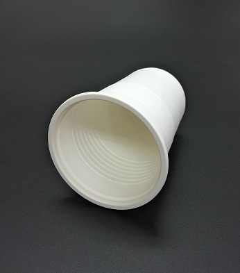 Eco-Friendly Cornstarch Round Cup for Cold and Hot Drinking Cups