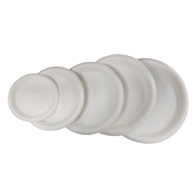 Cornstarch Biobased Eco Friendly Serving Plates Perfect Dinnerware Disposable Plates