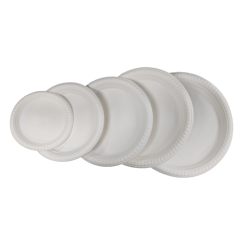Cornstarch Biobased Eco Friendly Serving Plates Perfect Dinnerware Disposable Plates