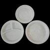 Biodegradable Disposable 6 7 9 Inch Cornstarch Corn Starch CPLA Plastic Round Plates Plastic Plates for Wedding