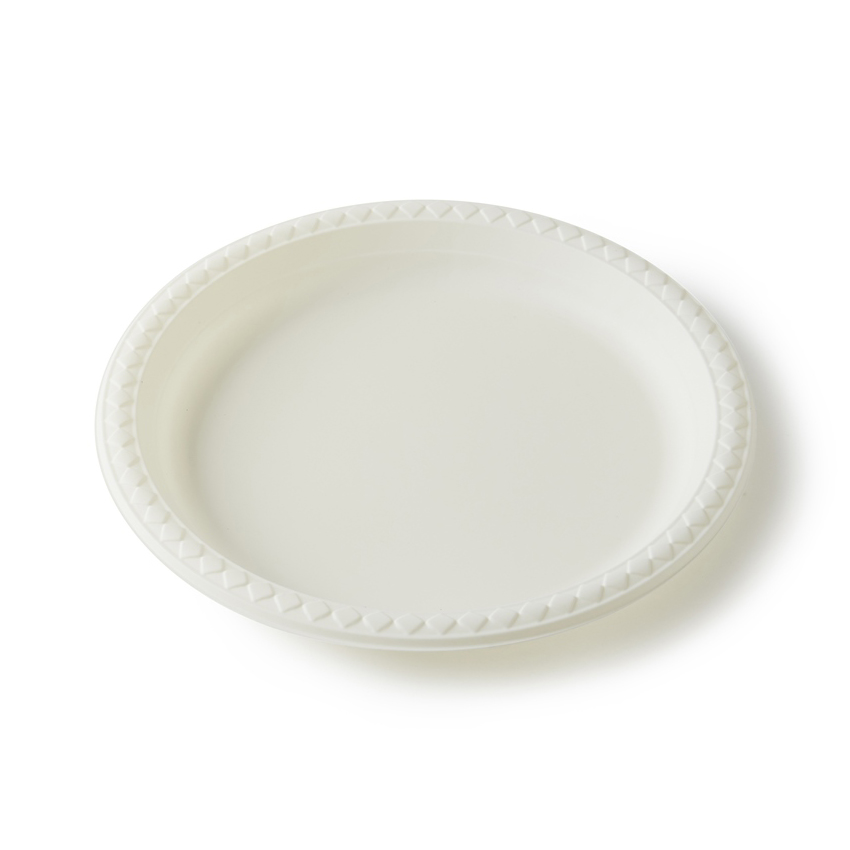 Biodegradable Disposable Travel Party Rectangular 9 10 Inch Cornstarch Plates for Food