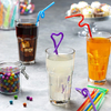 12mm black plastic 100% biodegradable pla drinking straw ECO friendly disposable straw