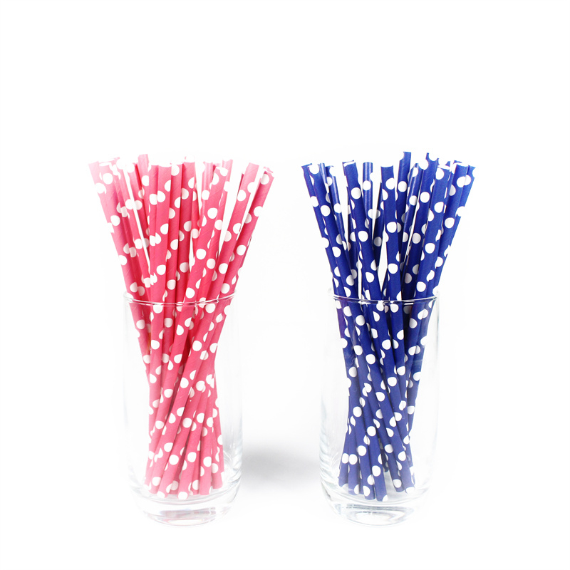 Biodegradable Colorful Hot Selling Drinking Paper Biodegradable Paper Straws for Party