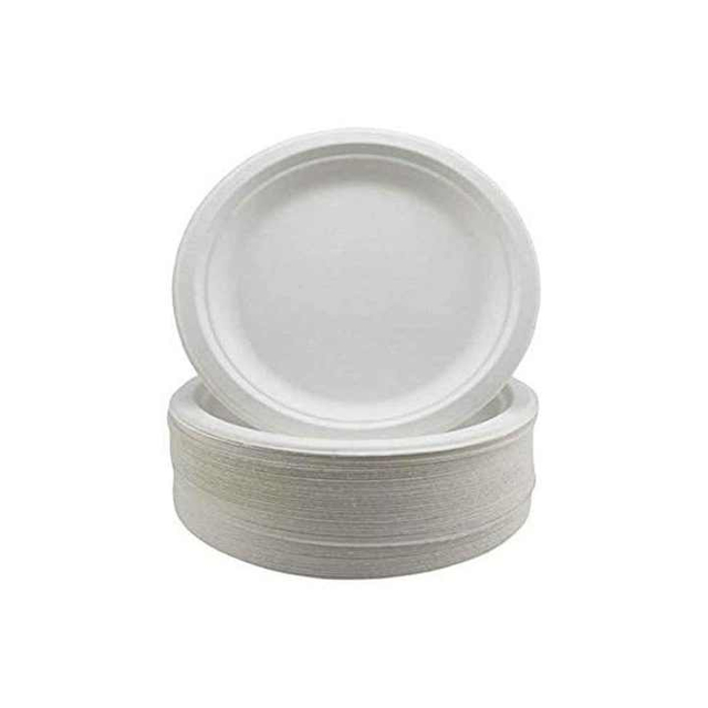 High Selling Disposable 10 Inch Round Baggasse Plate