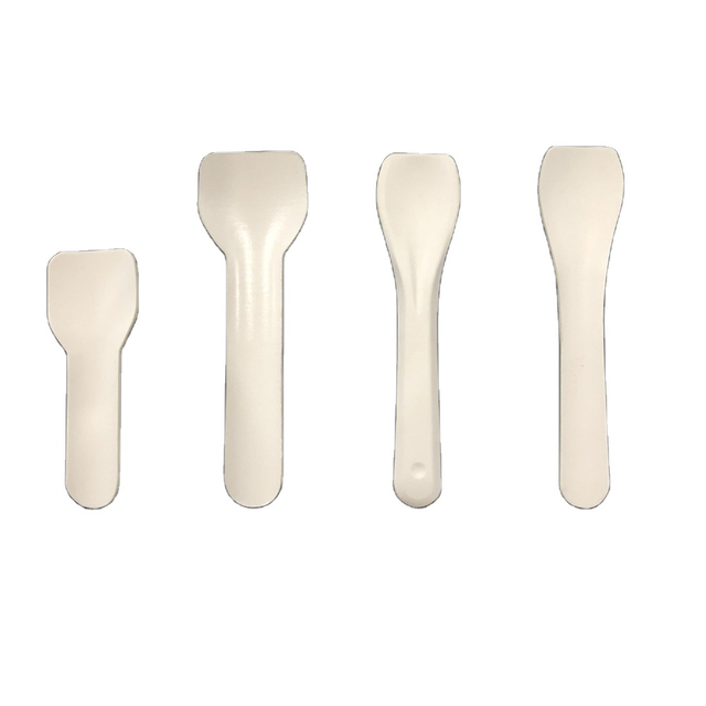 Paper Ice Cream Spoon 100% Biodegradable Eco-Friendly Outdoor Travel Wedding Camping Luxury Custom Dessert Spoon