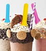 Paper 95 mm Ice Cream Spoon Disposable Cake Paper Spoon