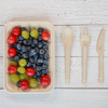 Hot Selling Eco-friendly Biodegradable Bagasse Cutlery Sugarcane Spoon Fork Knives With Huge Discount