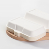 New Disposable Bagasse Folding Box Hot Dog Box Design Sense Degradable Eco-friendly Safe 100% Compostable Fast Food Packaging