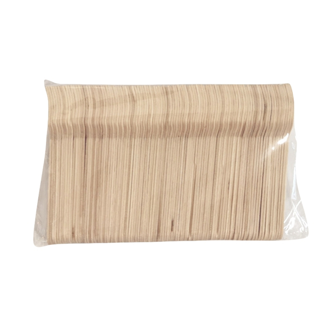 Ready to Ship Direct Sale Ice Cream Biodegradable Disposable wood Spoons for Dessert Wholesale New Trends