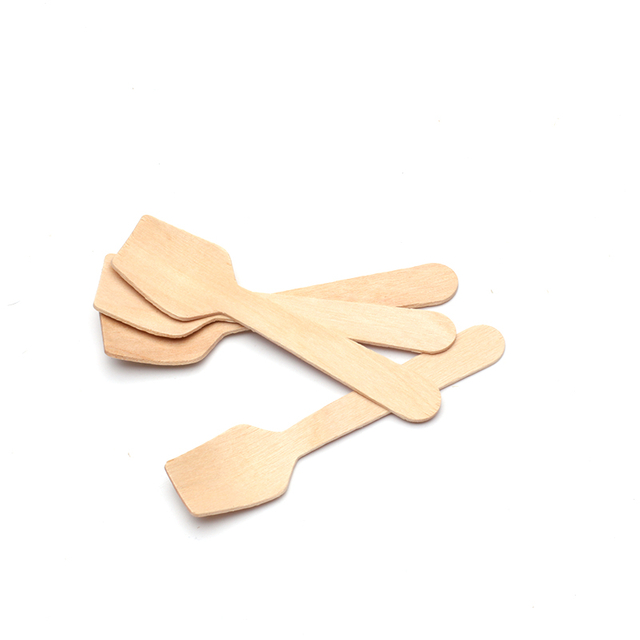 Wooden Spork Customize Wooden Cutlery Set Print LOGO and Brand Manufacturers Biodegradable Disposable Wooden Cutler